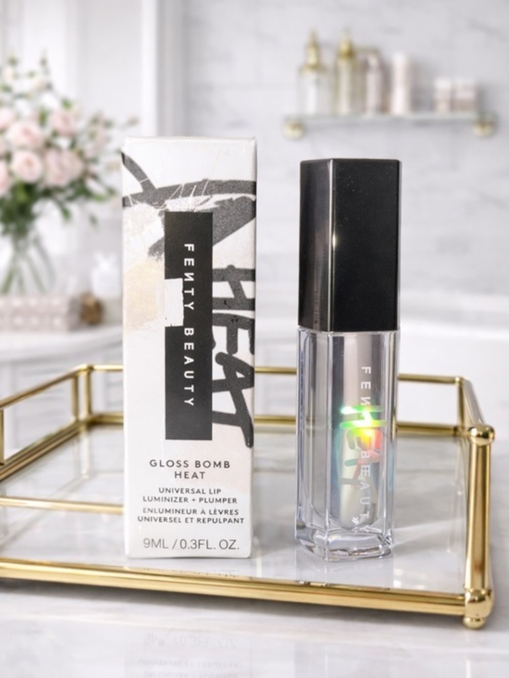 Fenty Beauty Gloss Bomb Heat Lip Luminizer 9ml Full Size Plumping Gloss 🎀